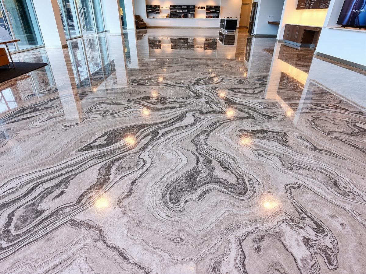 Metallic Epoxy in Downtown Ocala
